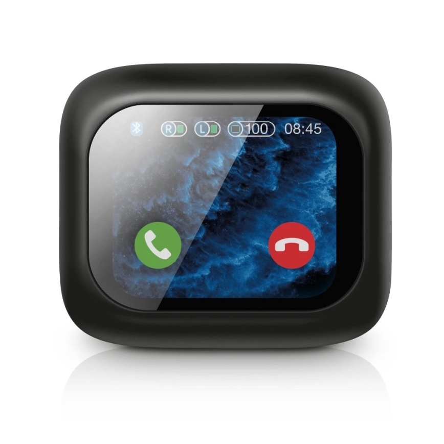 Aligator TWS07 - Безжични слушалки Pods LCD + ANC 400 mAh + 2x 40 mAh IP30 черни