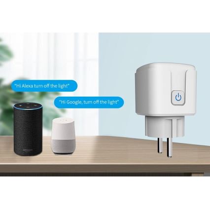Aligator WAL001 - Умен контакт 3680W/230V/Тип E/16A Wi-Fi Tuya