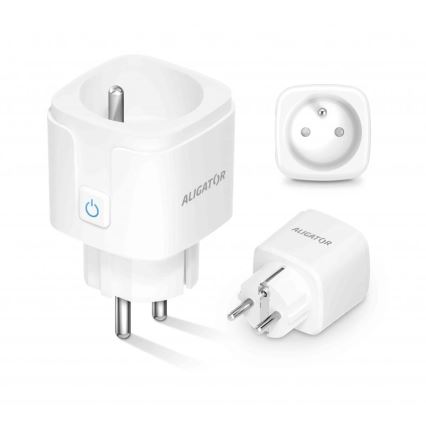Aligator WAL001 - Умен контакт 3680W/230V/Тип E/16A Wi-Fi Tuya