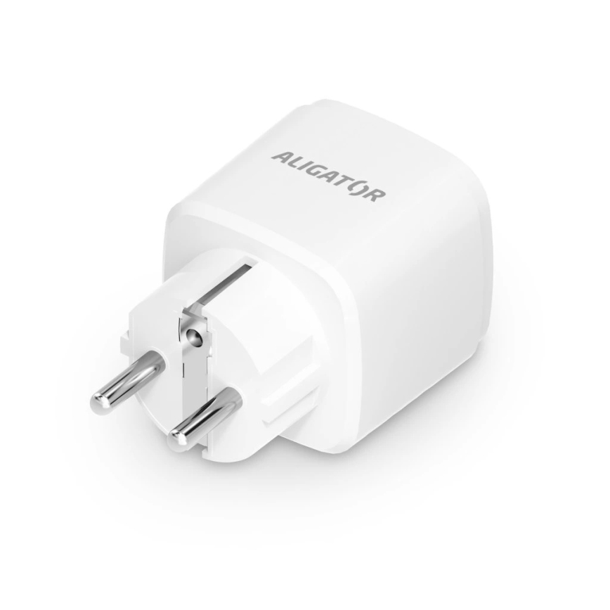 Aligator WAL001 - Умен контакт 3680W/230V/Тип E/16A Wi-Fi Tuya
