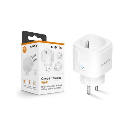 Aligator WAL001 - Умен контакт 3680W/230V/Тип E/16A Wi-Fi Tuya