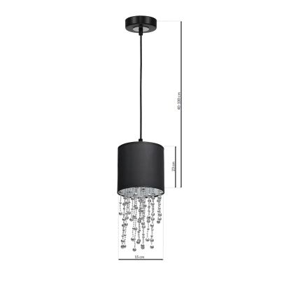 ALMERIA 1xE27 / 60W / 230V кабелен полилей