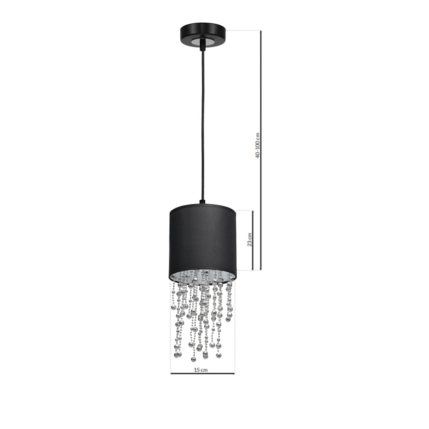 ALMERIA 1xE27 / 60W / 230V кабелен полилей