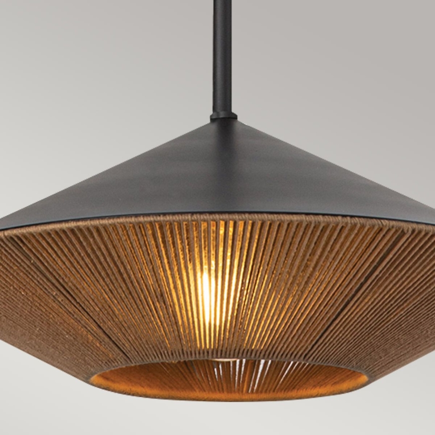 Alora Mood - Висящ полилей DAPHNE 1xE27/60W/230V Ø 38,1 cm черен