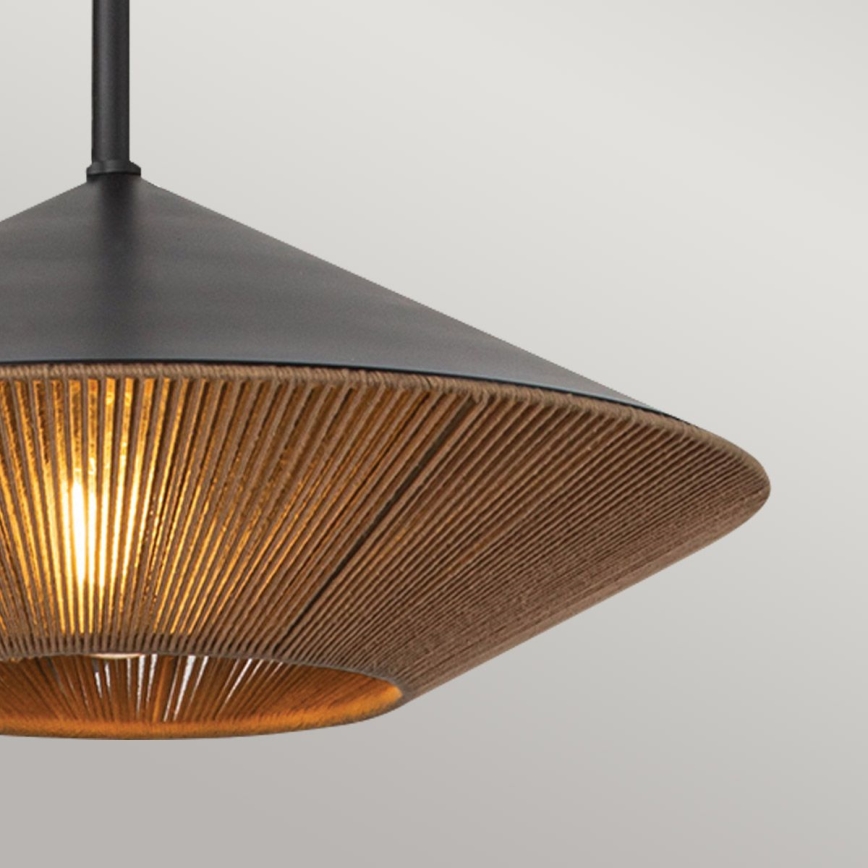 Alora Mood - Висящ полилей DAPHNE 1xE27/60W/230V Ø 38,1 cm черен