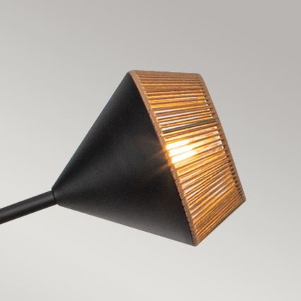 Alora Mood - Полилей на прът DAPHNE 6xE14/40W/230V черен/кафяв