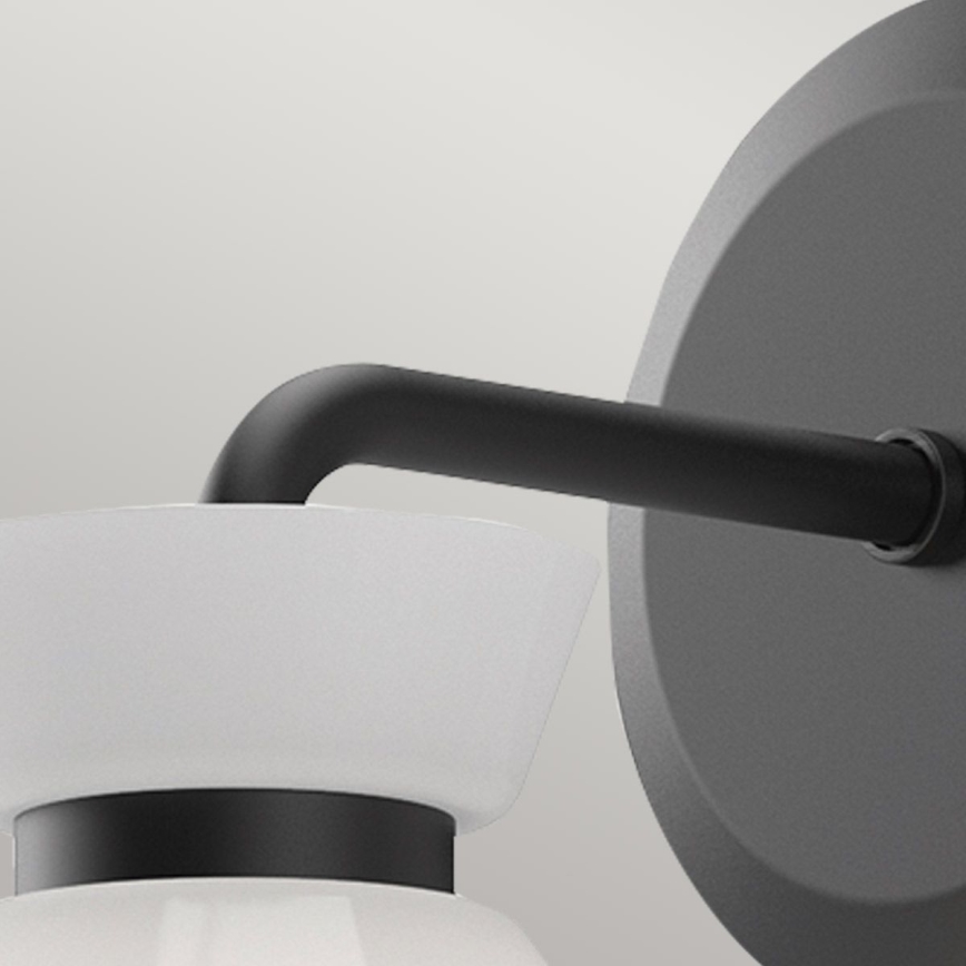 Alora Mood - стенен аплик HALSTON 1xE14/40W/230V черен