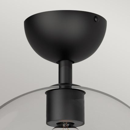Alora Mood - Плафон JUDE 1xE27/60W/230V Ø 30,5 см черен