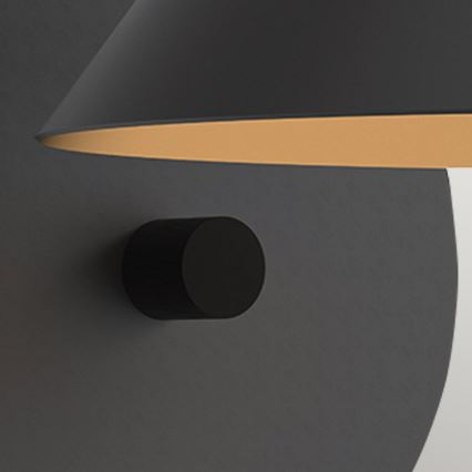 Alora Mood - Аплик REMYCK 1xE27/60W/230V черен