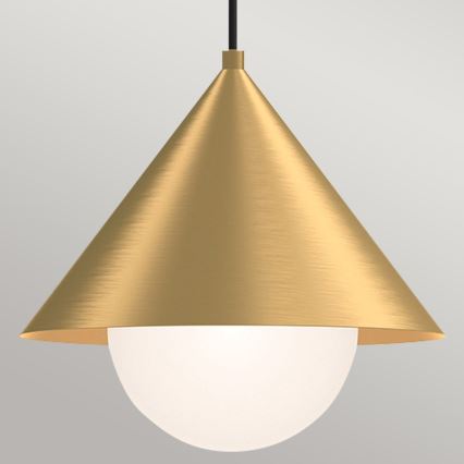 Alora Mood - Пендант на кабел REMYCK 1xE27/60W/230V Ø 34,3 см златен