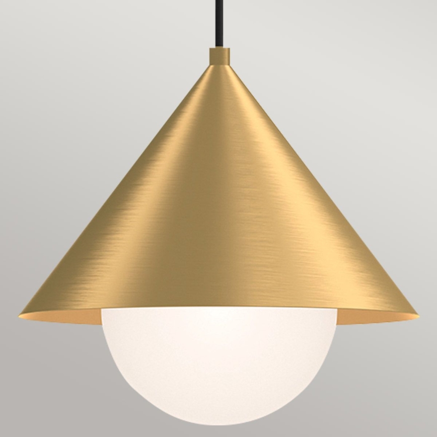 Alora Mood - Пендант на кабел REMYCK 1xE27/60W/230V Ø 34,3 см златен