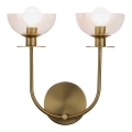 Alora Mood ALM-SYLVIA-2WB-BG-CL - Настенно осветително тяло SYLVIA 2xE14/40W/230V златисто