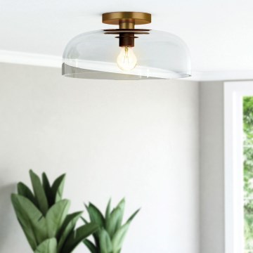 Alora Mood ALM-SYLVIA-SF-BG-CL - Таванно осветително тяло SYLVIA 1xE27/60W/230V златисто