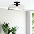 Alora Mood ALM-SYLVIA-SF-BK-CL - Таванно осветително тяло SYLVIA 1xE27/60W/230V черно