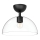 Alora Mood - Плафон JUDE 1xE27/60W/230V Ø 30,5 см черен
