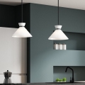 Alora Mood - Полилей на тръба HALSTON 1xE27/60W/230V черен