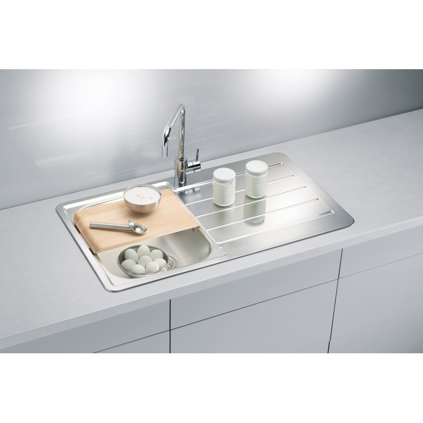 ALVEUS 1065560 - Кухненска мивка LINE 86x50 см матов стомана/сатен