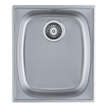 ALVEUS 1082195 - Кухненска мивка BASIC 44x38 см матов стомана/сатен, голям отвор
