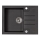 ALVEUS 1090951 - Кухненска мивка ROCK 59,5x47,5 см гранит/черен