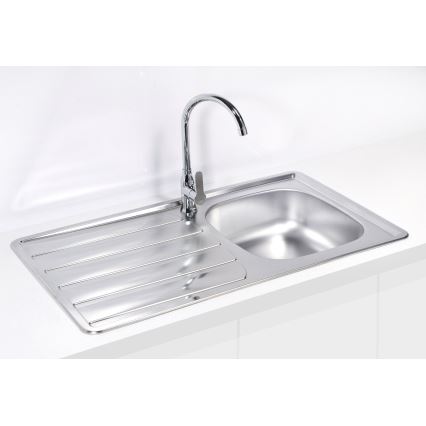 ALVEUS 1098938 - Кухненска мивка ZOOM 79x50 см сатен, за горен монтаж