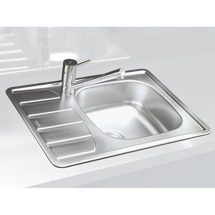 ALVEUS 1098940 - Кухненска мивка ZOOM 61,5x50 см сатен, за горен монтаж