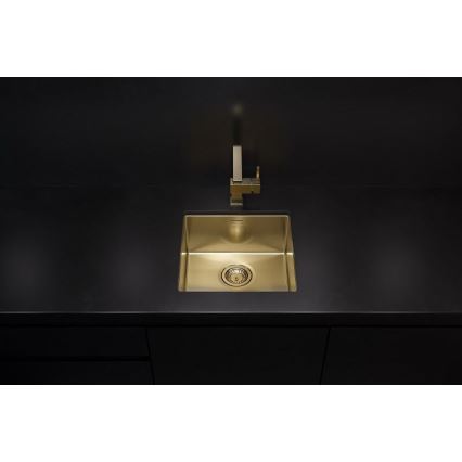 ALVEUS 1103319 - Кухненска мивка QUADRIX 45x45 см кралско златист