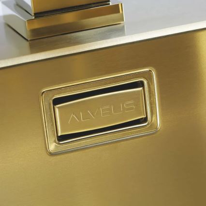 ALVEUS 1106867 - Кухненска мивка PURE 52,5x51,5 см кралско златист