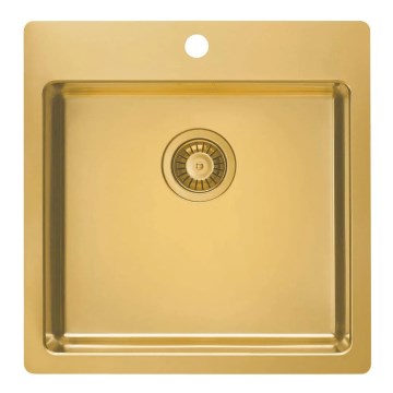 ALVEUS 1107052 - Кухненска мивка PURE 52,5x51,5 cm бронзов