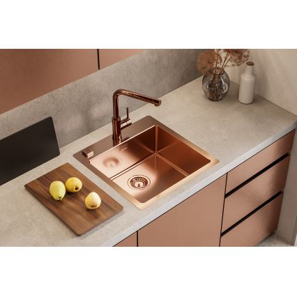 ALVEUS 1122708 - Кухненска мивка PURE 52,5x51,5 см кралско меден