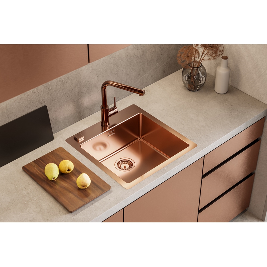ALVEUS 1122708 - Кухненска мивка PURE 52,5x51,5 см кралско меден