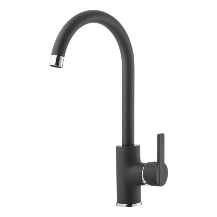 ALVEUS 1129052 - Кран за мивка TONIA 34 см гранит/черен