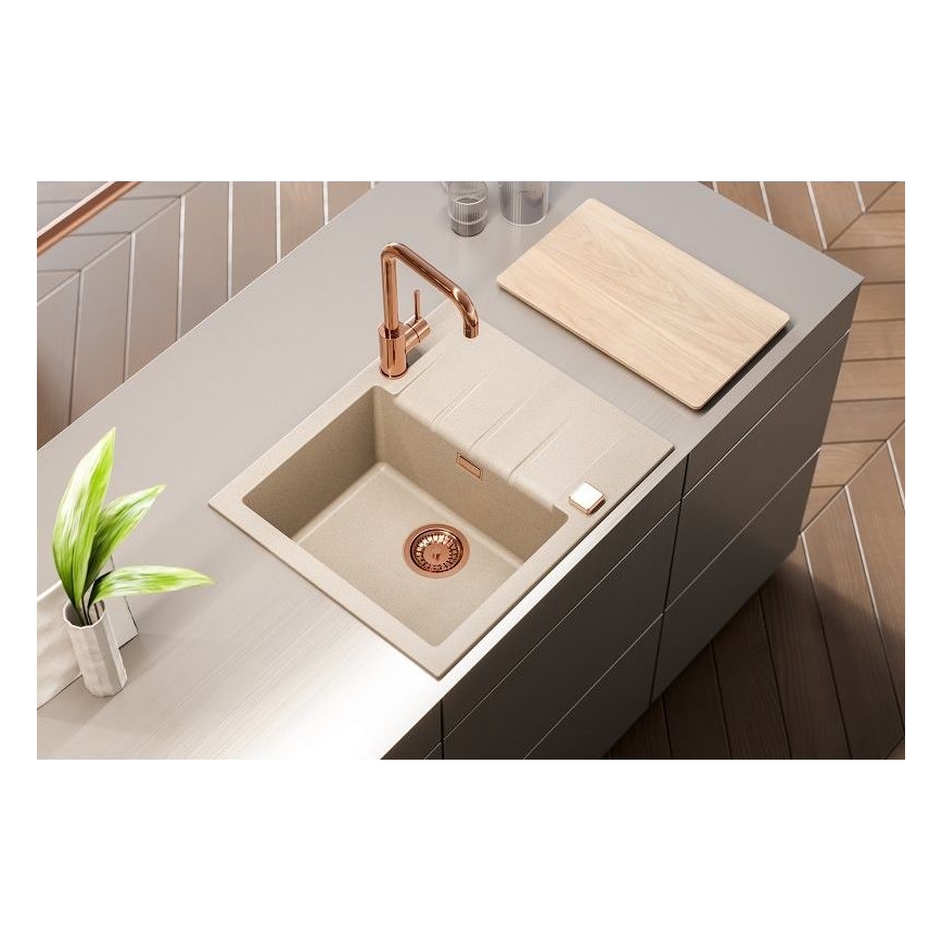 ALVEUS 1132019 - Кухненска мивка CADIT 59x50 см гранит/бежов