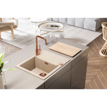 ALVEUS 1132019 - Кухненска мивка CADIT 59x50 см гранит/бежов