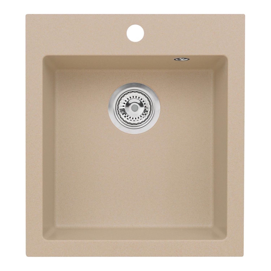 ALVEUS 1133431 - Кухненска мивка CORTINA 50x45 см гранит/бежов
