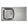 ALVEUS 1136534 - кухненска мивка BASIC 78x43,5 см матова стомана/сатин, малък отвор за оттичане