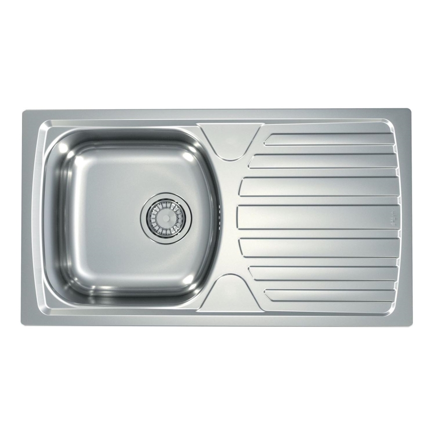 ALVEUS 1136539 - Кухненска мивка BASIC 78x43,5 см матов стомана/сатен, голям отвор