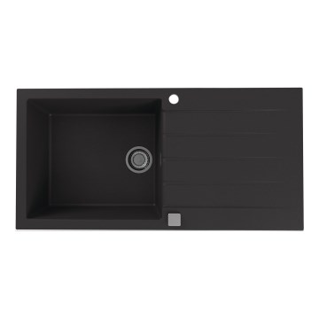 ALVEUS 1140598 - Кухненска мивка CADIT 100x50 см гранит/черен