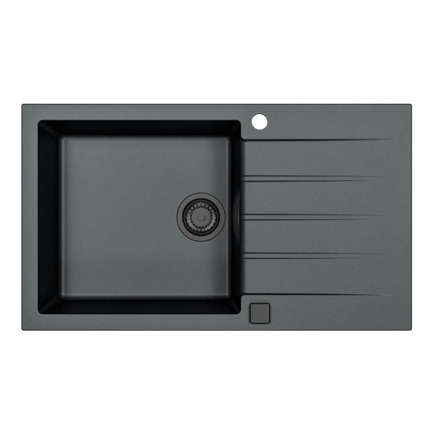 ALVEUS 1148160 - Кухненска мивка CADIT 86x50 см гранит/черен
