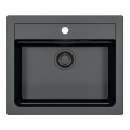 ALVEUS 1148162 - Кухненска мивка ATROX 59x50 см гранит/черен