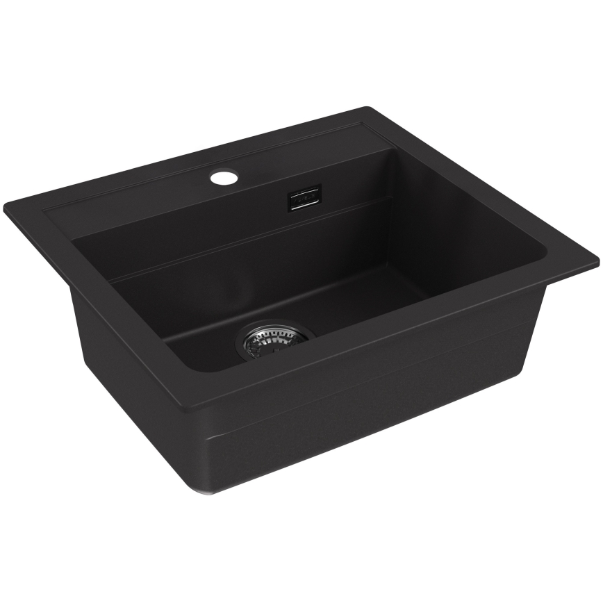 ALVEUS 1148162 - Кухненска мивка ATROX 59x50 см гранит/черен