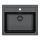 ALVEUS 1148162 - Кухненска мивка ATROX 59x50 см гранит/черен