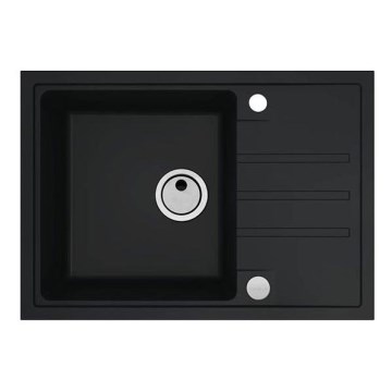ALVEUS 1149126 - Кухненска мивка INTERMEZZO 68x48 см гранит/черен