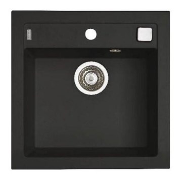 ALVEUS 1149133 - Кухненска мивка FORMIC 52x51 см гранит/черен