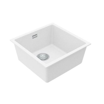 ALVEUS 1150044 - Кухненска мивка OMNI 45x45 см гранит/бяла