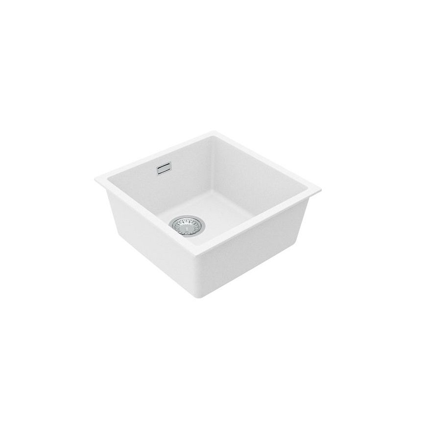 ALVEUS 1150044 - Кухненска мивка OMNI 45x45 см гранит/бяла