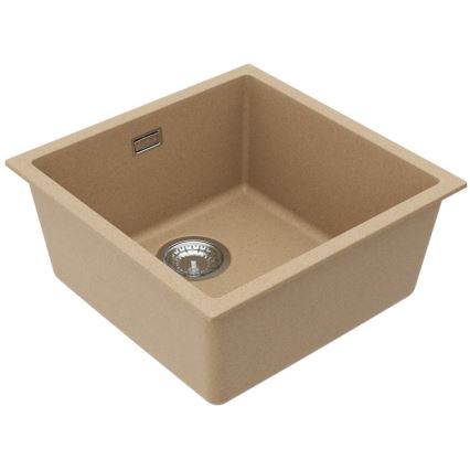 ALVEUS 1150047 - Кухненска мивка OMNI 45x45 см гранит/бежов