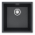 ALVEUS 1150048 - Кухненска мивка OMNI 45x45 см гранит/черен