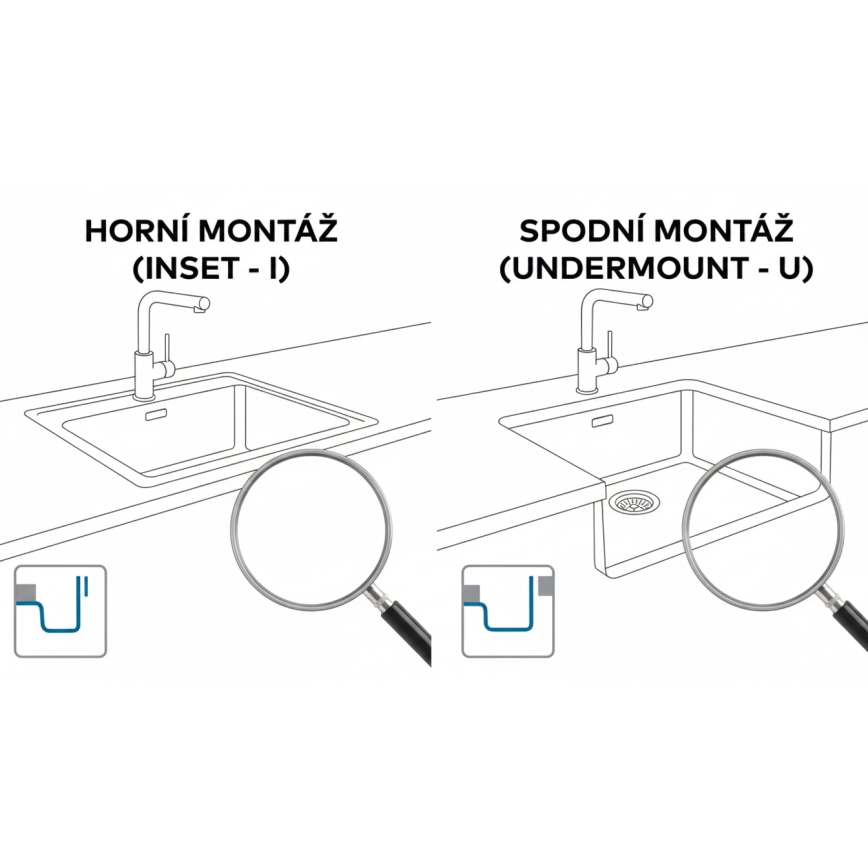 ALVEUS 1150051 - Кухненска мивка OMNI 55x45 см гранит/бяла