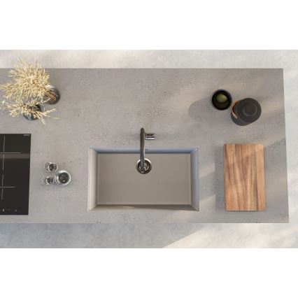 ALVEUS 1150058 - Кухненска мивка OMNI 75x45 cm гранит/бяла