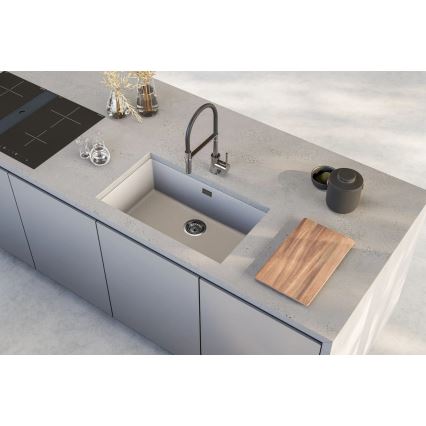 ALVEUS 1150058 - Кухненска мивка OMNI 75x45 см гранит/бял
